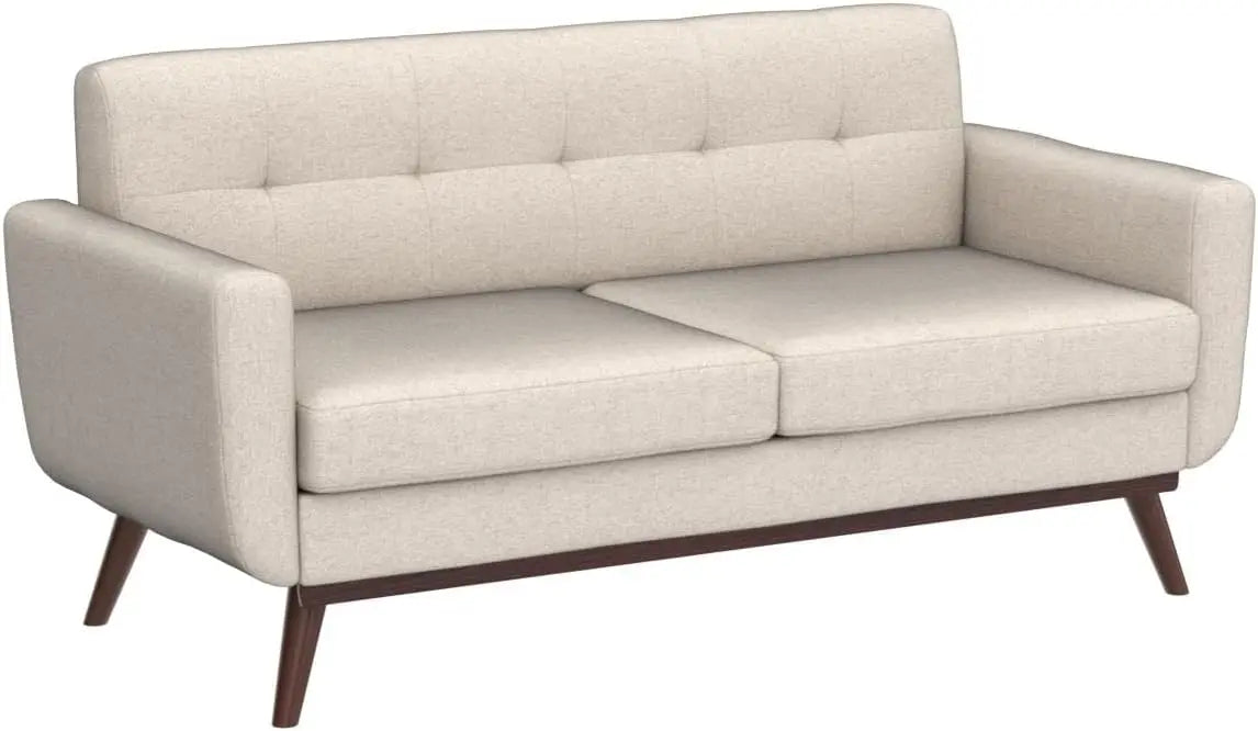 65.3" W Loveseat Sofa Mid Century Modern Decor Love Seat Couches for Living Room Button Tufted Upholstered Furniture